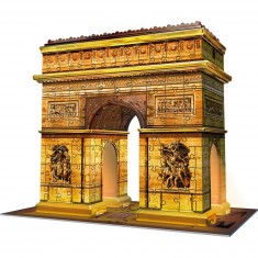 216 piece 3D puzzle: Illuminated Arc de Triomphe