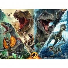 Puzzle 100 pièces XXL : Jurassic World : Domination