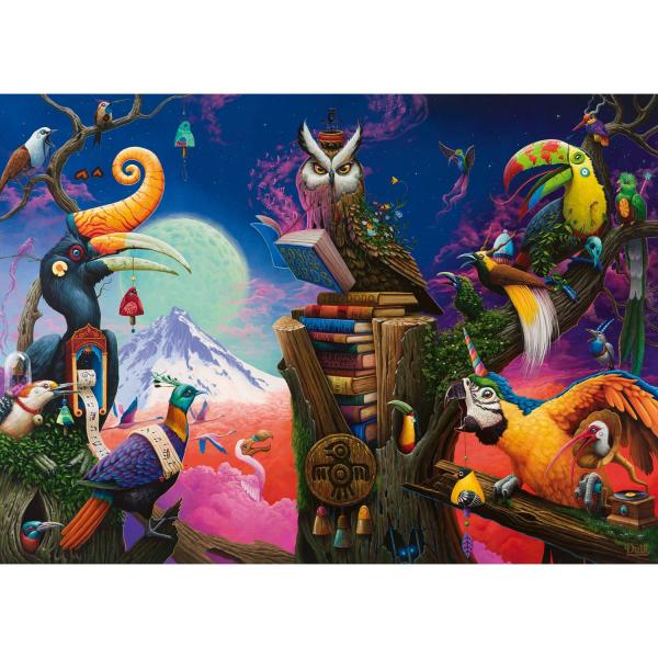 1000 piece puzzle: Songs of extinct birds - Ravensburger-12001024