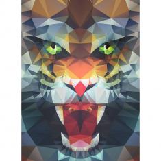 500 pieces Puzzle :  Polygon lion