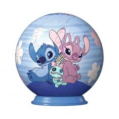 54 Teile 3D-Puzzle: Stitch & Angel