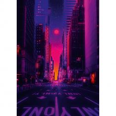 1000 piece puzzle: New York neon lights