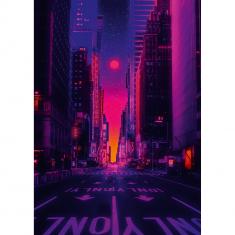 Puzzle de 1000 piezas: Las luces de neón de Nueva York