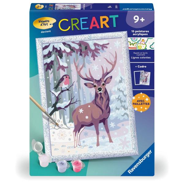 CreArt Kids 18x24cm: Romantic deer - Ravensburger-25831