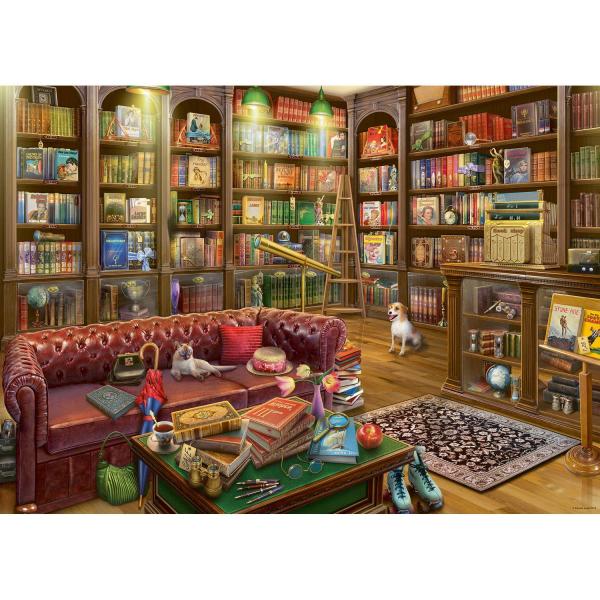 Puzzle 1000 pièces : La salle de lecture - Ravensburger-12000329