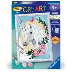 CreArt Kids 18x24cm: Blumiges Einhorn