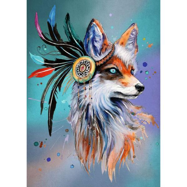 Puzzle 1000 pieces: The spirit of the fox - Ravensburger-12000519