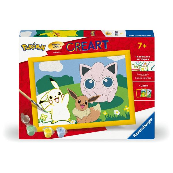  CreArt Kids 18x24cm: Gruppenporträt / Pokemon - Ravensburger-25839