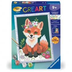 CreArt Kids 18x24cm: Flowered fox