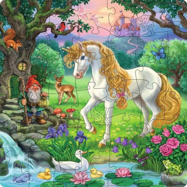 44-piece wooden puzzle: Unicorns - Ravensburger-12004085