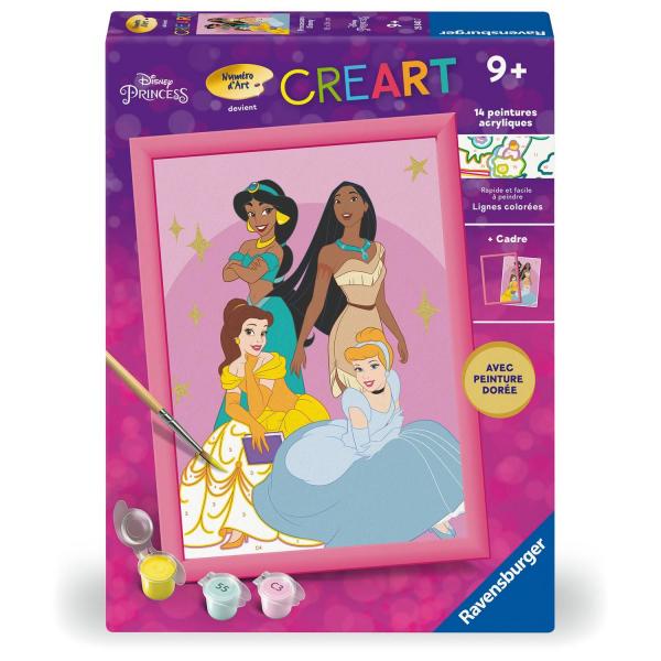 CreArt Kids 18x24cm: Disney Princesses - Ravensburger-25843