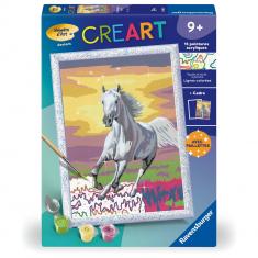 CreArt Kids 18x24cm: Caballo en el prado