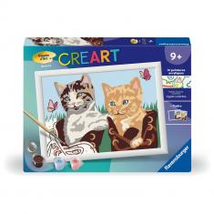 CreArt Kids 18x24cm : Chatons et chaussures 