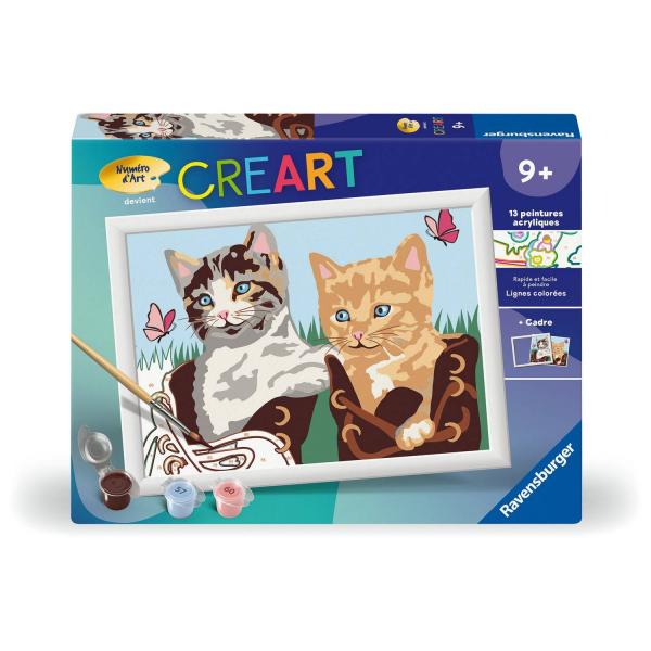 CreArt Kids 18x24cm: Kittens and shoes - Ravensburger-25528