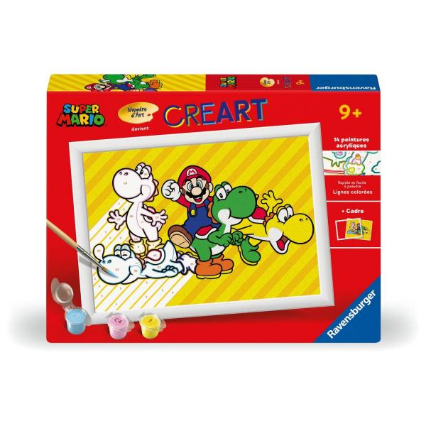  CreArt Kids 18x24cm: Super Mario - Ravensburger-25529