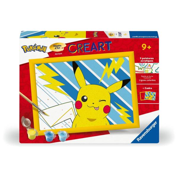 CreArt Kids 18x24cm : Pikachu Eclair / Pokemon  - Ravensburger-25905