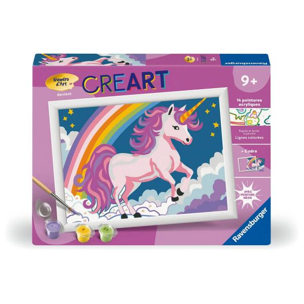  CreArt Kids 18x24cm: Neon-Einhorn - Ravensburger-25904