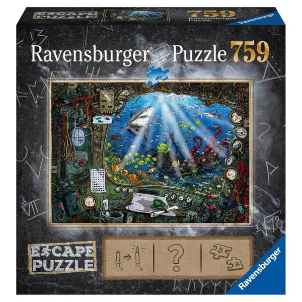 Escape puzzle 759 piezas: submarino - Ravensburger-19959