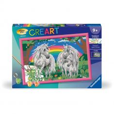 CreArt Kids 31x21cm : Au pays des licornes 