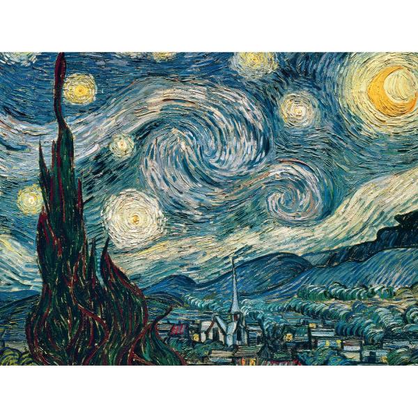 Puzzle de 1500 piezas: Colección de arte Van Gogh - La noche estrellada - Ravensburger-12000079