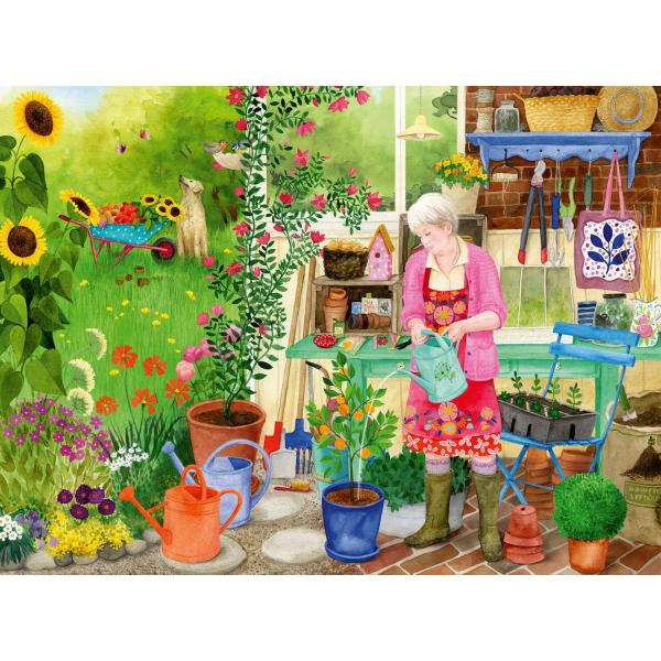 100-teiliges Puzzle: Gartenarbeit - Ravensburger-12001362