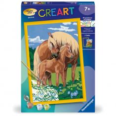 CreArt Kids 31x21cm: Caballos orgullosos