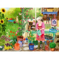 Puzzle 100 pièces : Jardinage 