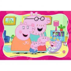 2 x 24 piece puzzle: Peppa Pig - New Adventures!