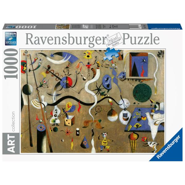 1000 Teile Puzzle :  Kunstsammlung - Karneval des Harlekins, Joan Miró - Ravensburger-17178