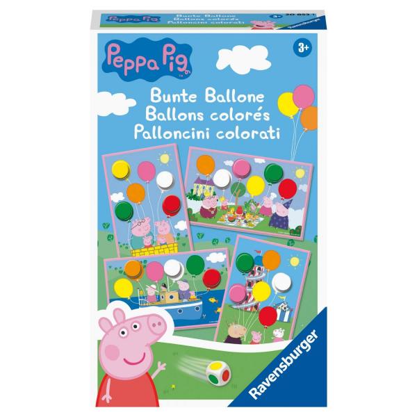 Mini game - Peppa Pig Colorful Balloons - Ravensburger-20853