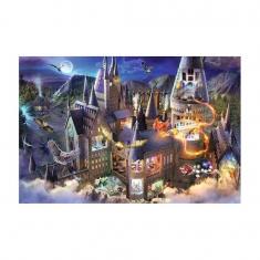 Puzzle 3000 Teiles : Schloss Hogwarts, Harry Potter