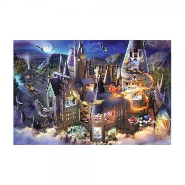 Puzzle 3000 Teiles : Schloss Hogwarts, Harry Potter - Ravensburger-17561