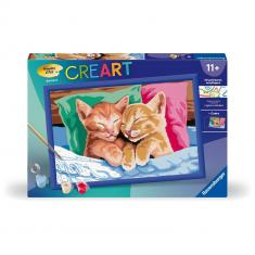 CreArt Kids 31x21cm : Chatons endormis 