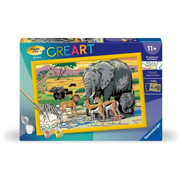 CreArt Kids 31x21cm: Animales de la sabana - Ravensburger-25999