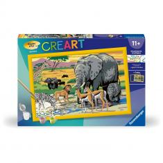 CreArt Kids 31x21cm : Animaux de la Savane 