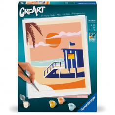 CreArt 24x30cm : Beach Cottage 