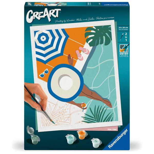 CreArt 24x30cm: Pool Time - Ravensburger-25523