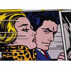 1000 piece puzzle:  Art collection: In the Car, Roy Lichtenstein