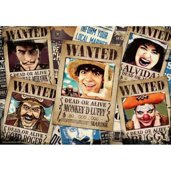 Puzzle 300 pièces : One piece - Wanted ! - Ravensburger-12001498