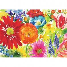  1000 piece puzzle: Flower explosion