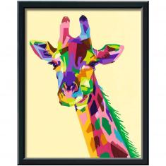 Peinture au numéro adulte : CreArt Girafe
