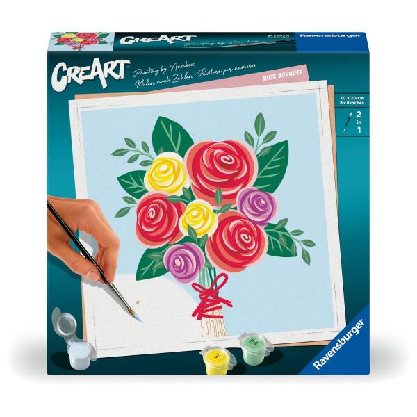 CreArt 20x20cm: Ramo de rosas - Ravensburger-25520