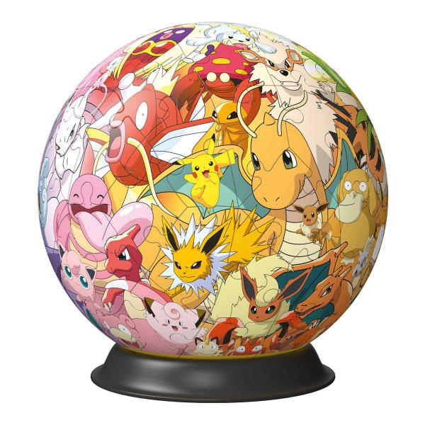 3D Ball Puzzle 72 pieces: Pokémon - Ravensburger-11595