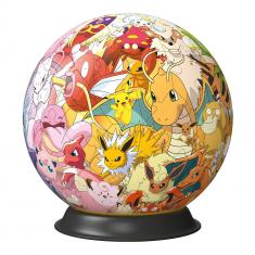 Puzzle 3D Ball 72 pièces : Pokémon 