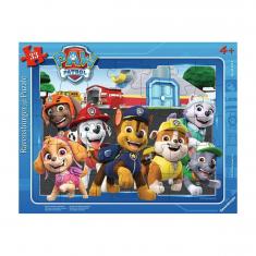 33-piece Paw Patrol frame puzzle: ready for the next adventure