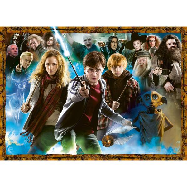 Puzzle 1000 pièces : Harry Potter et les sorciers - Ravensburger-12000463