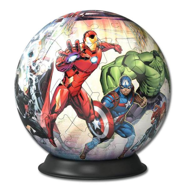 Puzzle bola 72 piezas: Marvel Vengadores - Ravensburger-11496