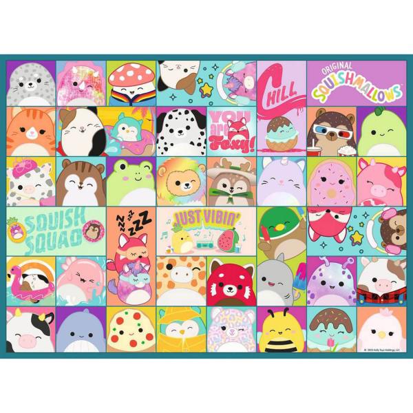 100 piece XXL puzzle: Colorful Squishmallows - Ravensburger-13391