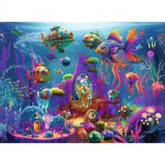 150 piece XXL puzzle: Aliens underwater