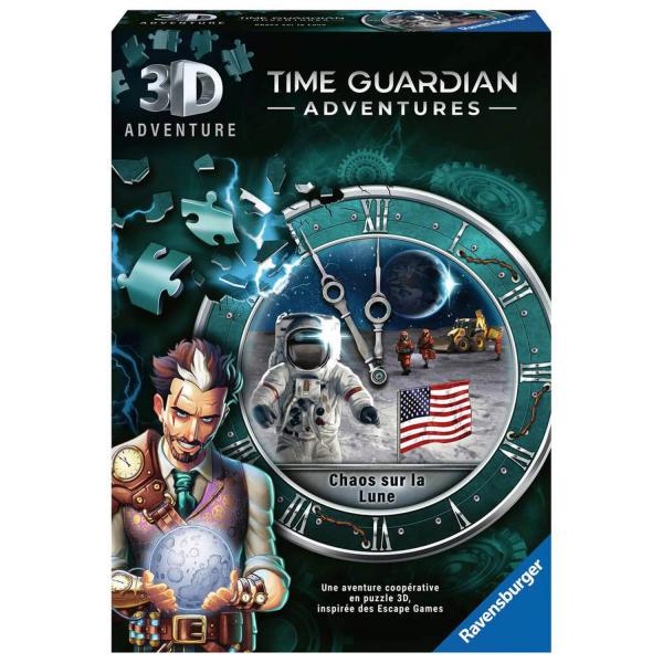 216 Piece 3D Puzzle: Time Guardian Adventures: Chaos on the Moon - Ravensburger-11552